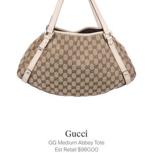 Gucci Medium Abbey Tote
